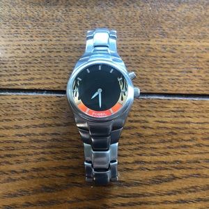 Youth fossil flame watch like new